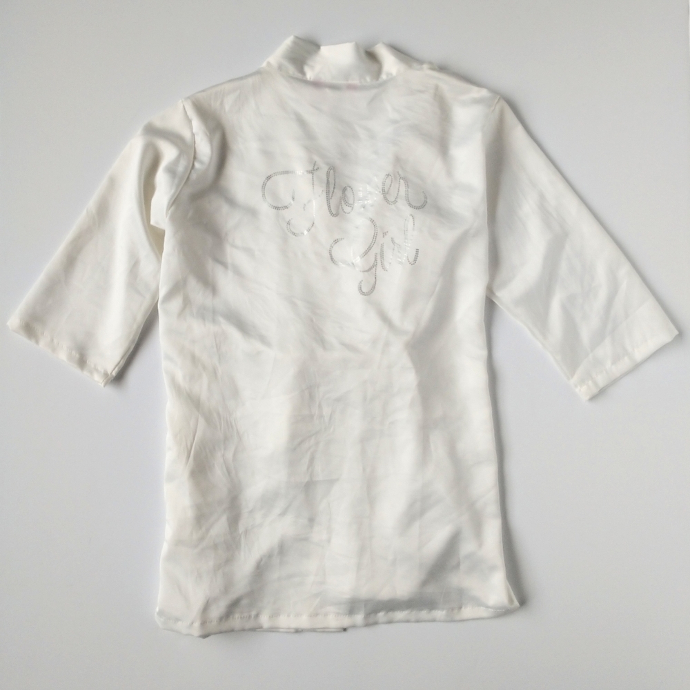 Icing Flower Girl Embellished Robe One Size - Picture 3 of 4